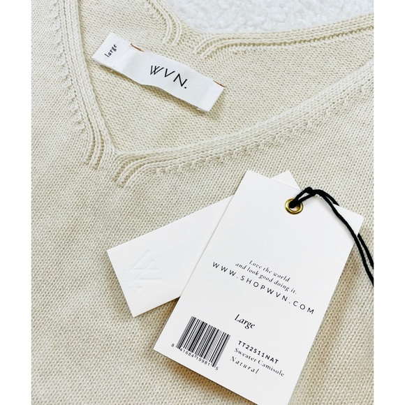 (NWT) WVN • Natural Sweater Knit Camisole - Picture 14 of 16